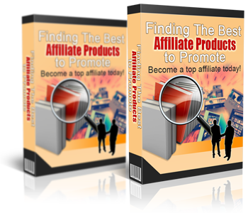 Finding The Best Affiliate Products to Promote PLR Package Cover