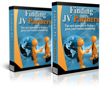 Finding JV Partners PLR Package Cover