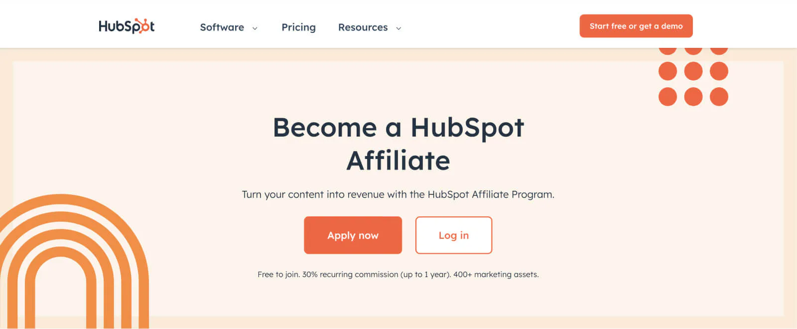 Hubspot Homepage