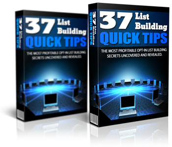 37 List Building Quick Tips Cover