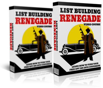 List Building Renegade Video Course Cover