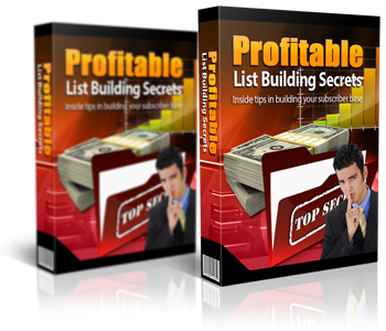 Profitable List Building Secrets PLR Package Cover