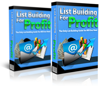 List Building For Profits PLR Package Cover