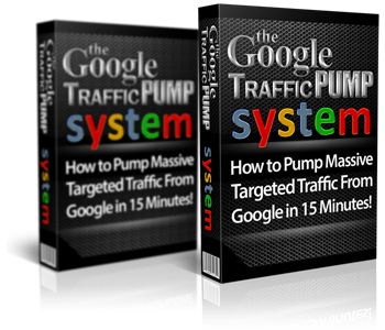 The Google Traffic Pump System Video and eBook Course Cover