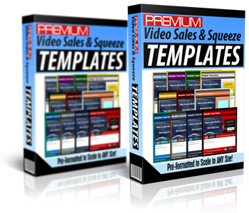 Premium Video Sales & Squeeze Page Template Pack Cover