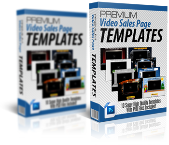 High Quality Video Sales Page Templates Cover