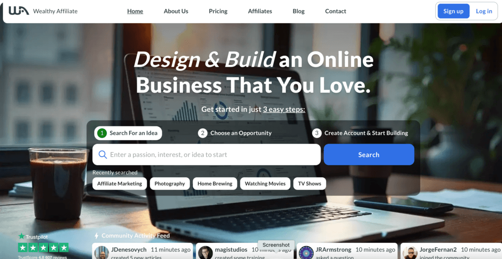 Design and build an online business that you love